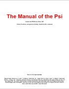 Firebombs Manual of Psi