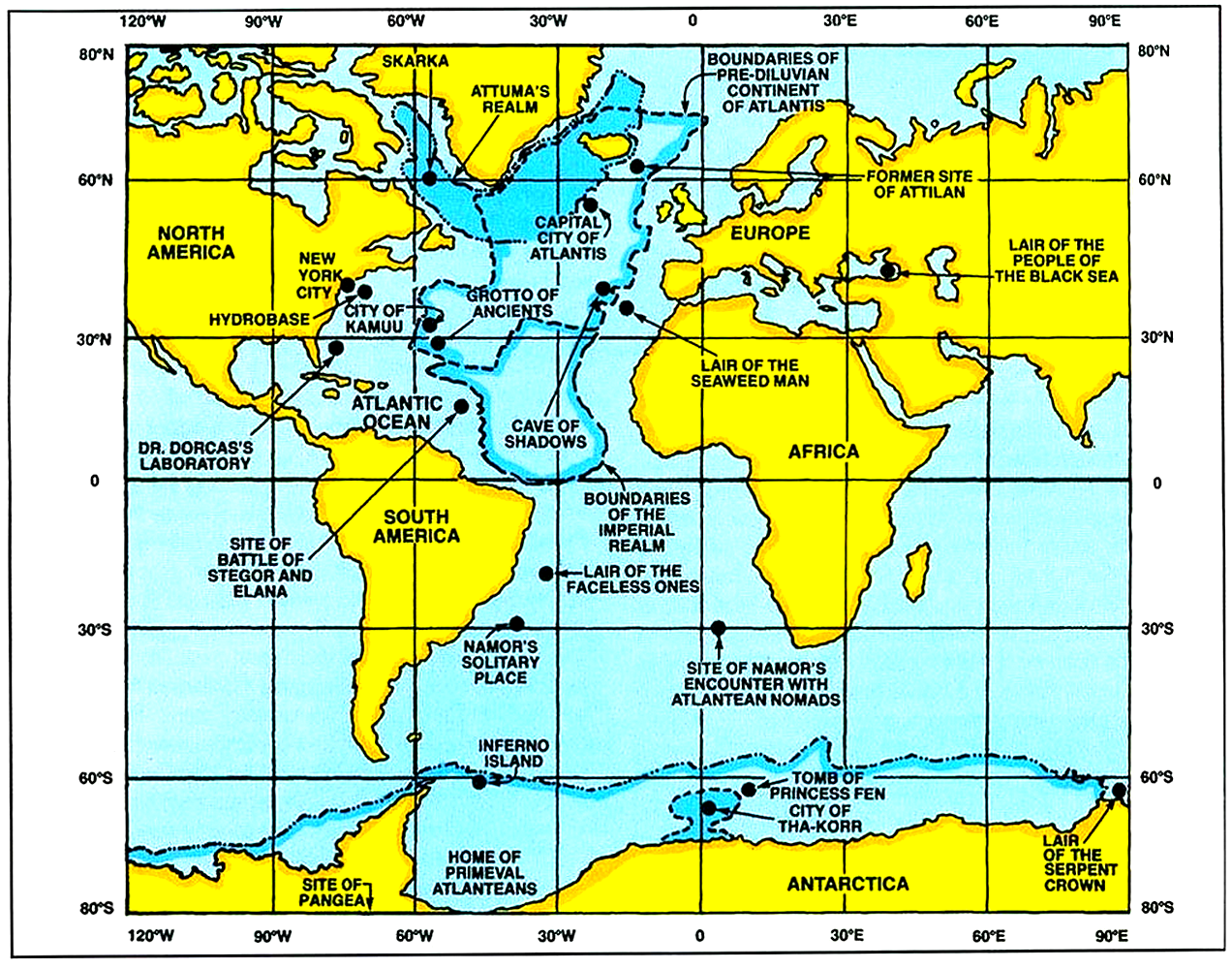 Map of Atlantis